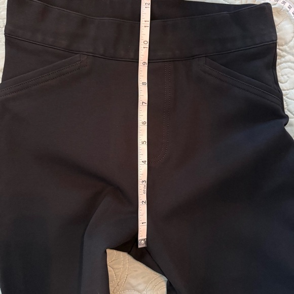 SPANX Women’s Black Ankle Pants Stretch Size S High Rise Tummy Control - Picture 6 of 11